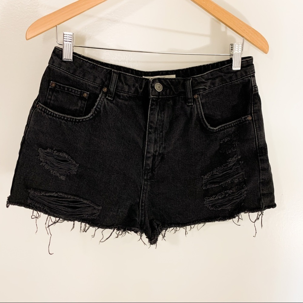 Topshop Moto Mom Shorts